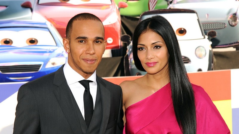 Nicole Scherzinger a Lewis Hamilton